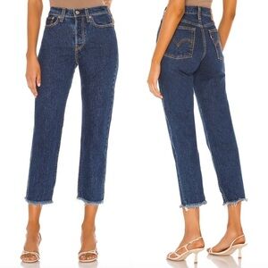 LEVI'S PREMIUM x REVOLVE Wedgie Straight‎ Cropped Jeans